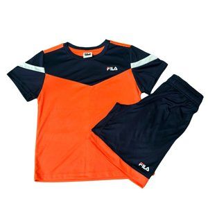 Fila Boy's Logo T-Shirt and Active Shorts